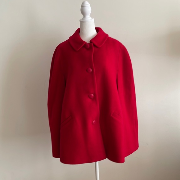 Talbots Wool Blend Cape - Picture 3 of 13